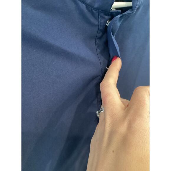 FootJoy Men Windbreaker Jacket Size XXL Navy Blue Golf Classic Preppy FJ Popover - Picture 5 of 12